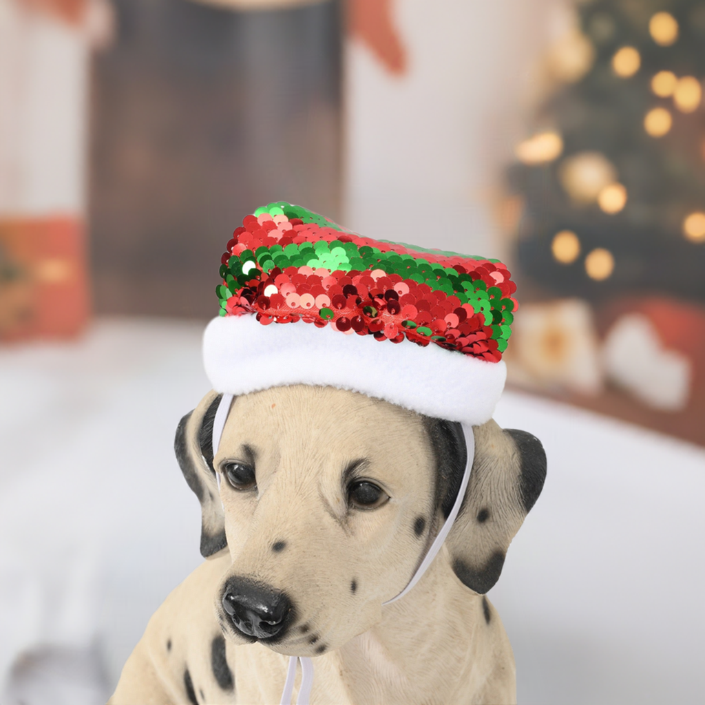 Christmas Sparkle: Festive Star Christmas HatPet Hat | Pet Christmas Hat UK | PetBrouk